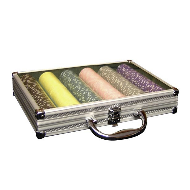 Персонализированный утолщенный чемодан для казино, контейнер для покера, коробка от производителя, 300 шт., 500 шт., 1000 шт., 2000 шт., алюминиевый чехол для покерных чипов