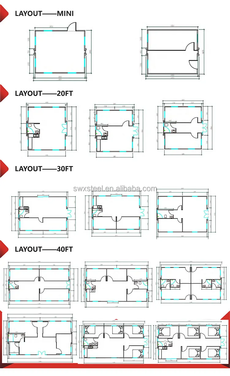 Container House - Prefabricated Foldable Design Options