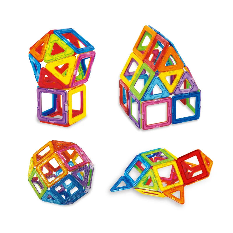 Early Education Magnetic Building Block For Children Transparent ...