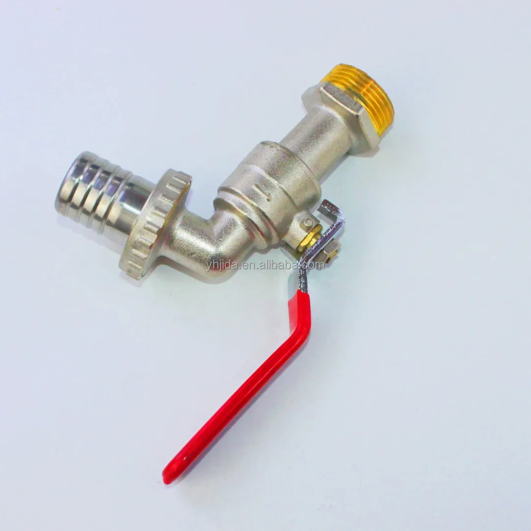Long Handle Aluminum-Handle Brass Water Tap Brass Bibcock Faucet Taps for Basin Use