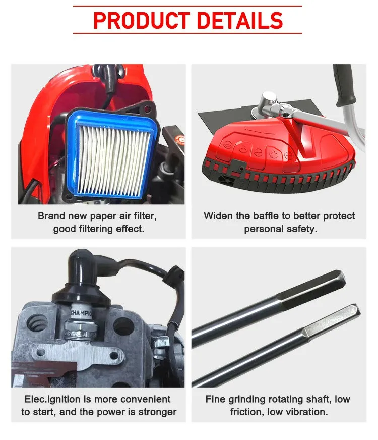 41.5cc Grass Brush Cutter With 2stroke Engine Petrol Strimmer Buy