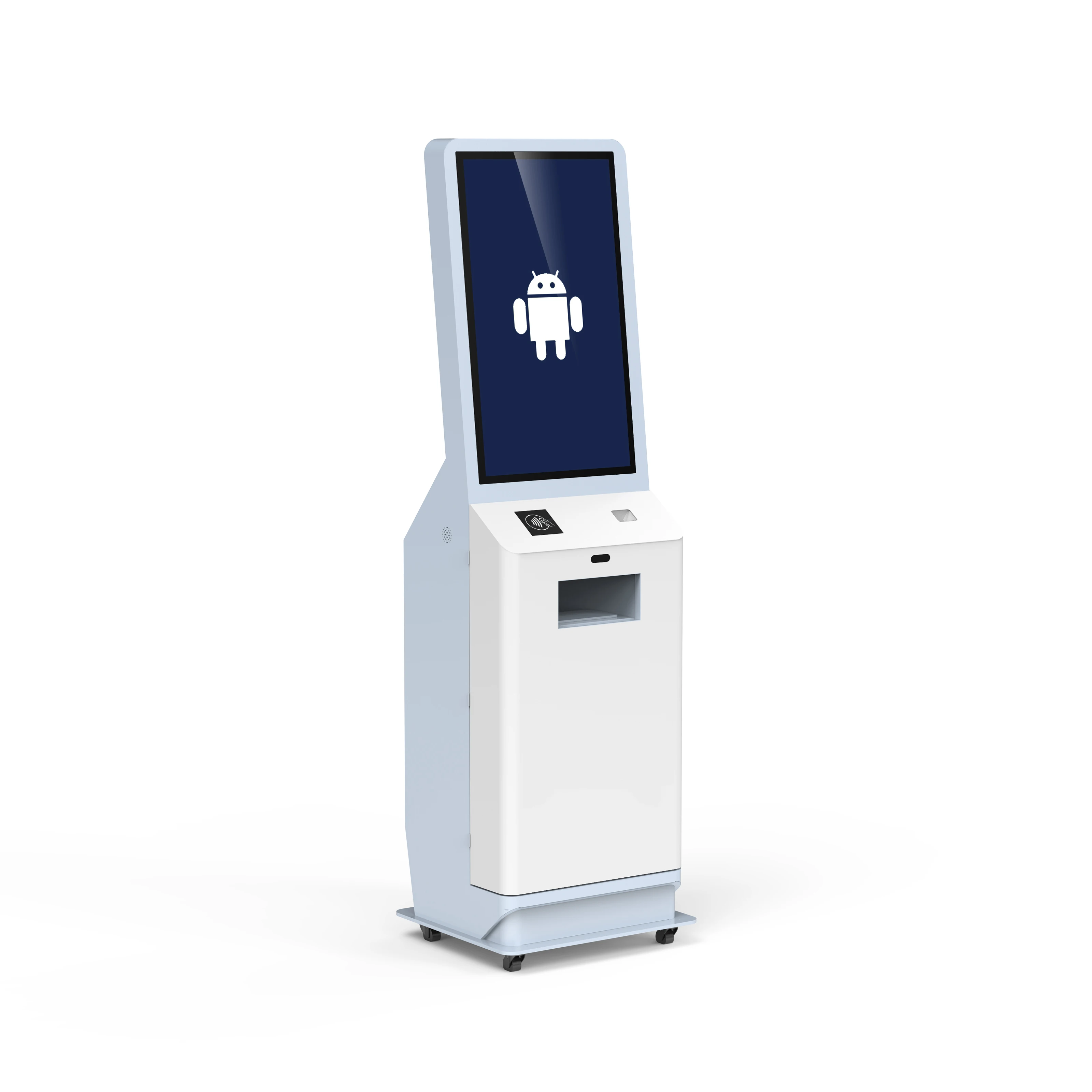 32 Inch Self Card Printing Kiosk With Qr Reader And Rfid Reading