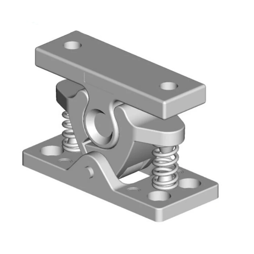 CY818 Good Price Zinc Alloy Floor Cabinet Door Spring Loaded Roller Catch Spring Door Closer