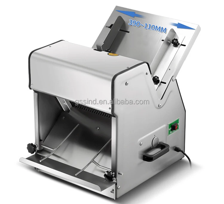  Commercial Bread Slicer,370W Electric Toast Bread