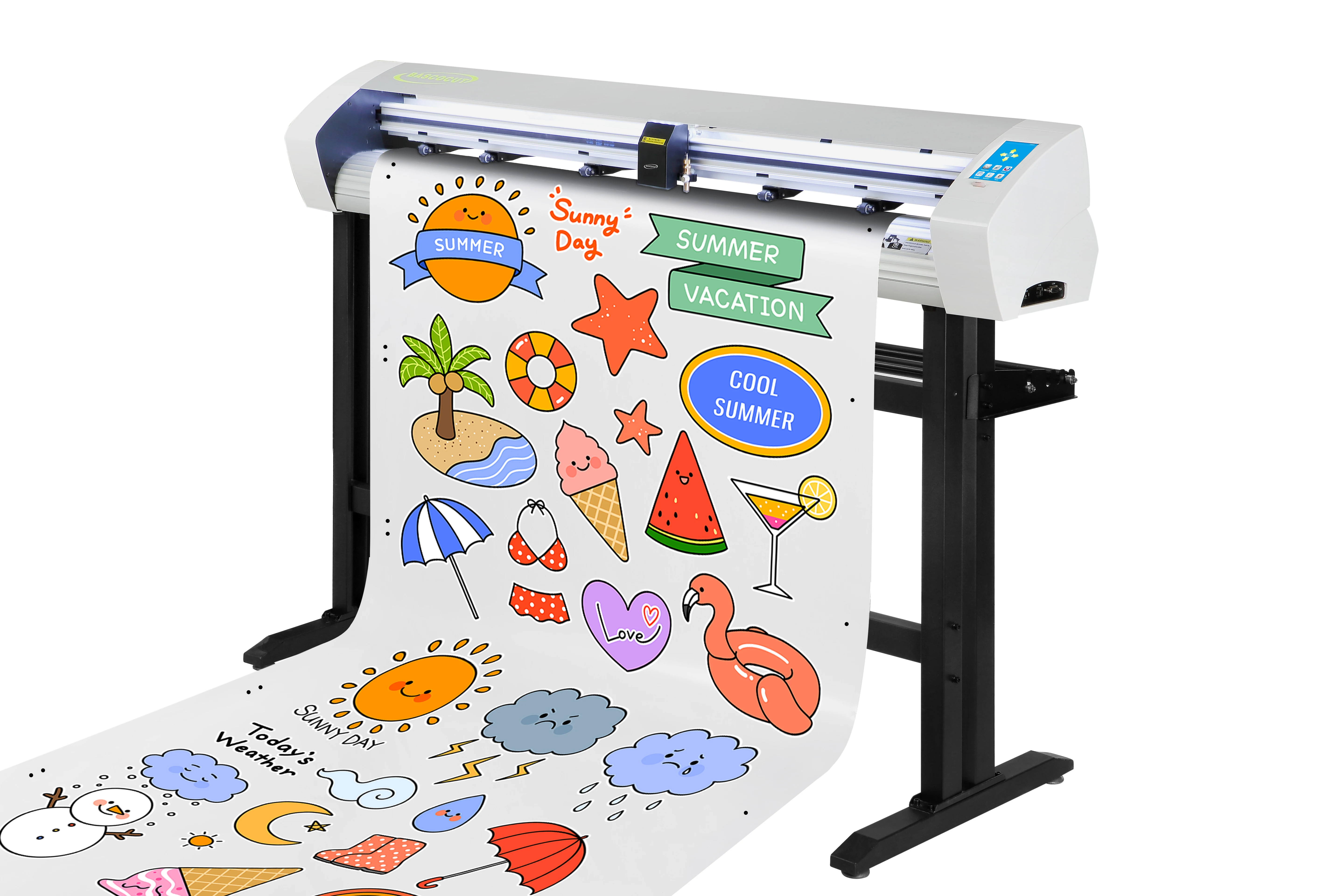 Automatic 120cm Contour Cutting Vinyl Plotter with Signmaster Software