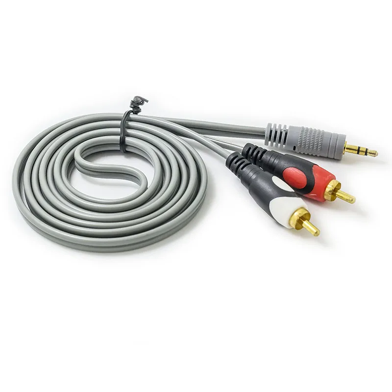 Cable Auxiliar Plug 3.5mm A 2 Plug Rca De 1.8m Audio Estereo | Meses Sin Interés
