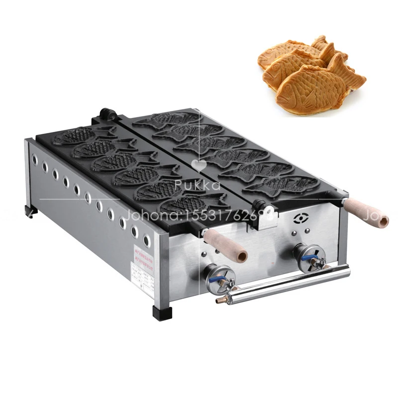 gas taiyaki waffle maker