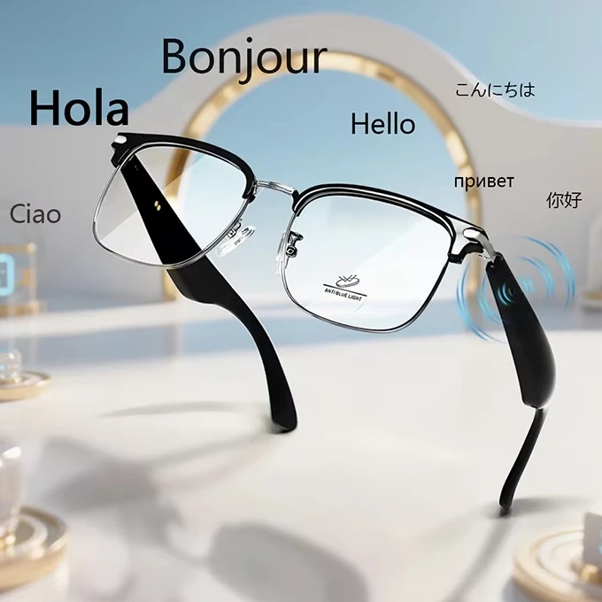 GY600 Smart Glasses AI Translation Wireless BT Earphones