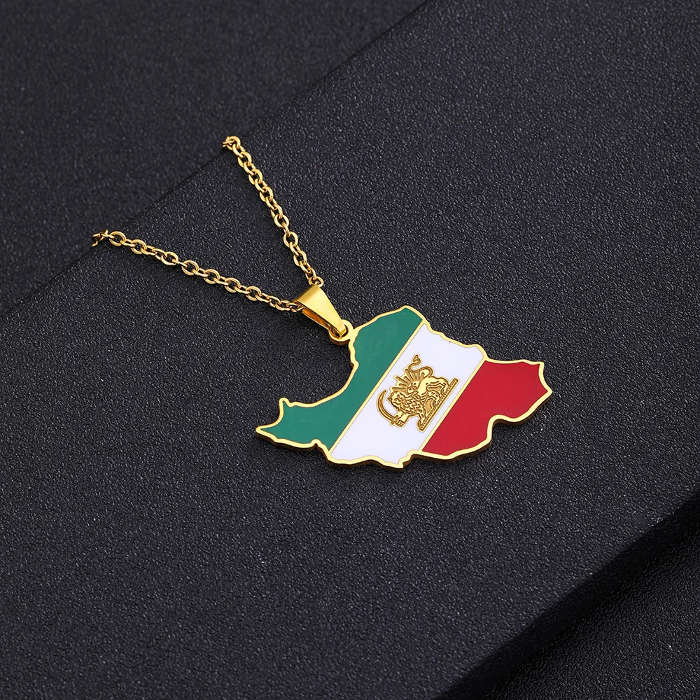 Map Jewelry Necklace