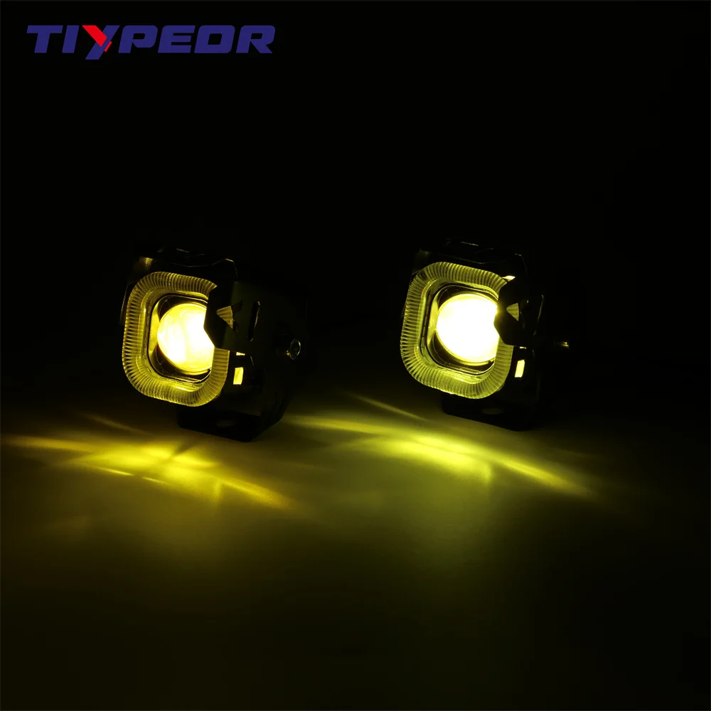 low beam fog lamp 12v mini lens headlight driving light for motocross dirt bike-10