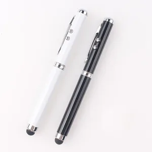 Multi Function Torch Medical LED Flash Light Ball Pen Laser Red Writing Laser Pointer Custom Logo Printing