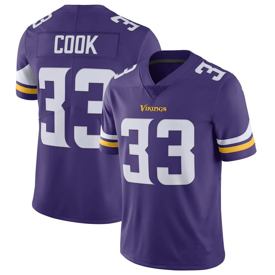 Wholesale Best Quality #8 Kirk Cousins #19 Adam Thielen #18 Justin