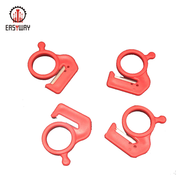 Manufacturer Direct Sales Small Tool Cutter Safety Thread Plastic Cut Finger Strap Cutting Ring Knife
