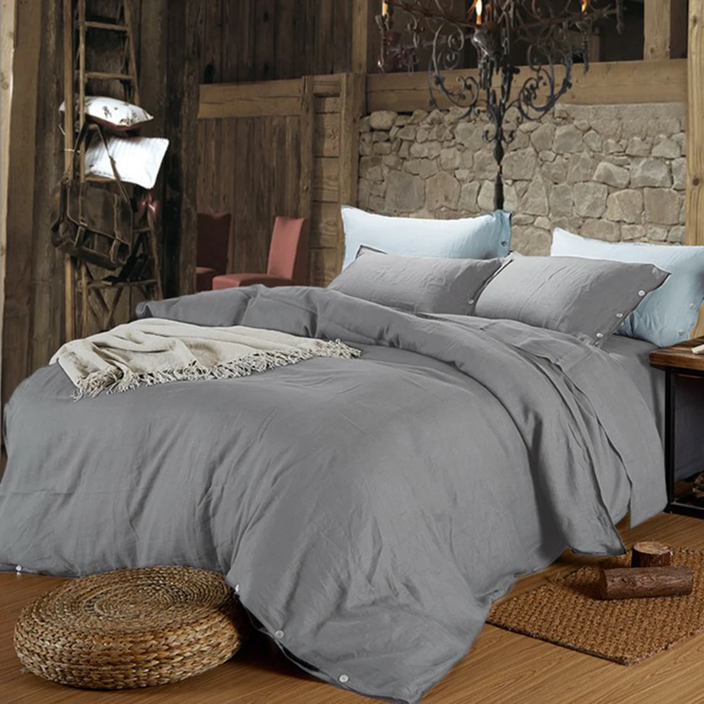 Hot Sale Bed Sheet Linen Cotton Bed Sheets Sets Duvet Cover Bedding Set