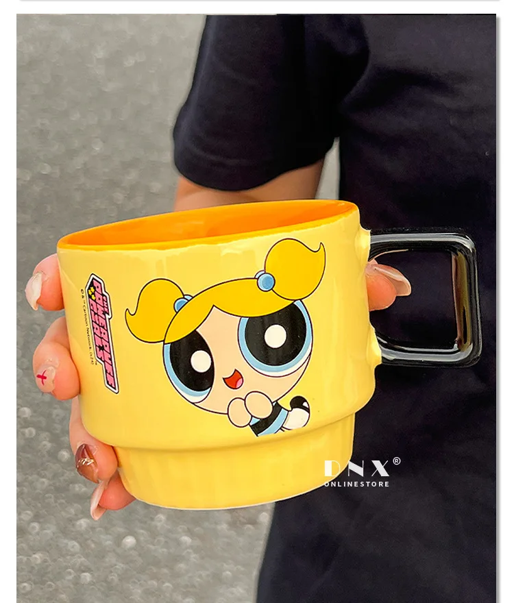 Powerpuff Girls Ceramic Cup Set Stacking Cups 4-Piece