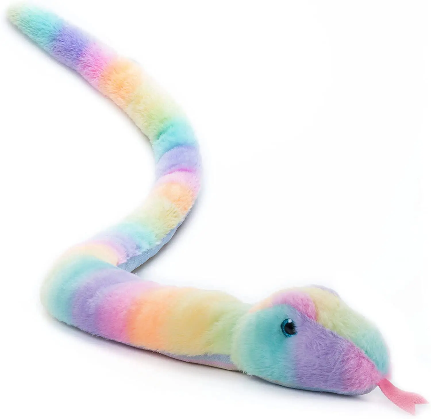 工場カスタムソフトカラフルノベルティかわいいヘビぬいぐるみ