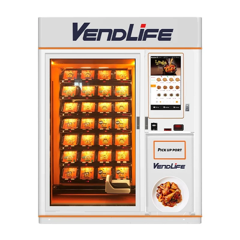 Hot Selling Competitive Price Storage Box Food Vending Machine with Elevator Lifting Function