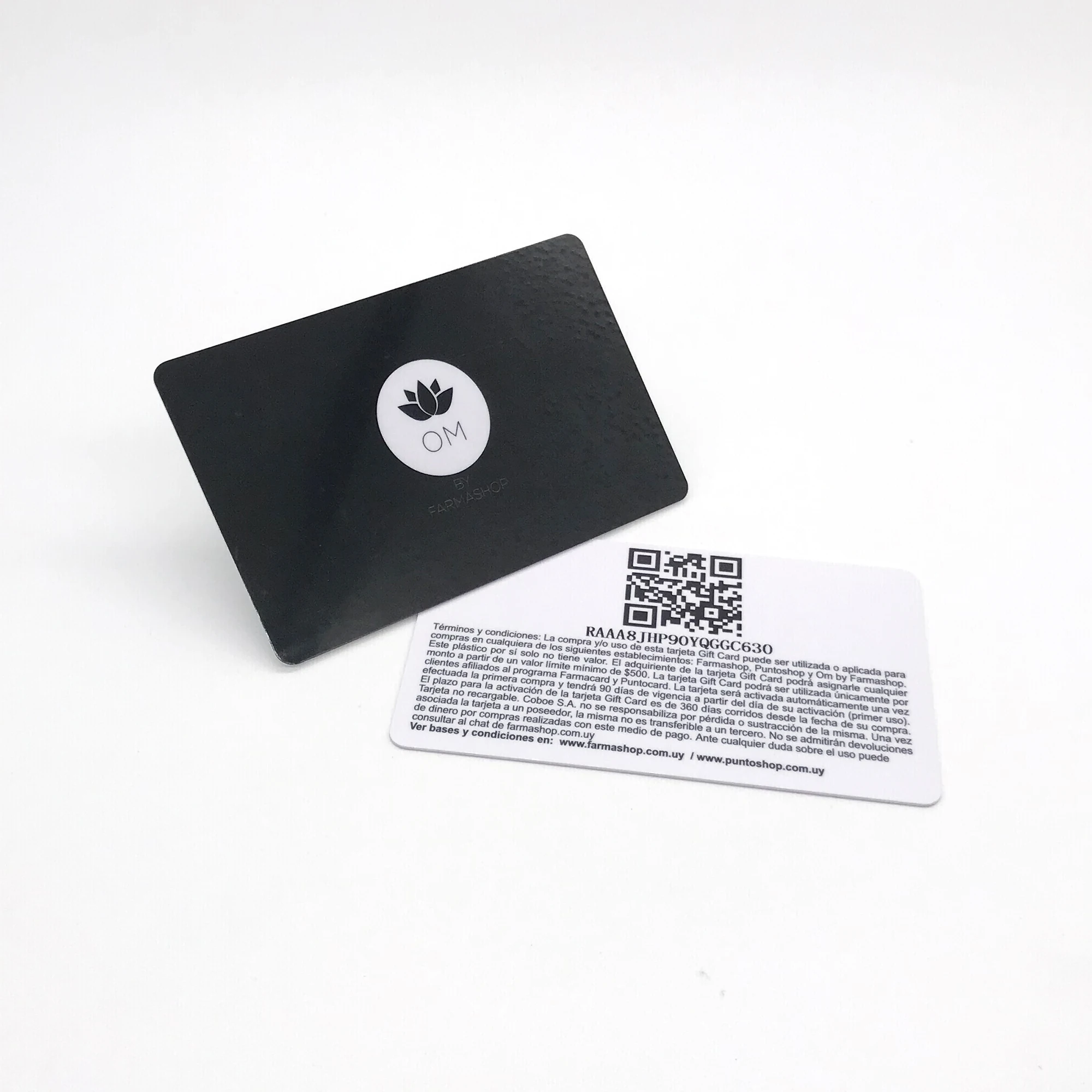 Plastic QR Code Card for Payment Sign Plate