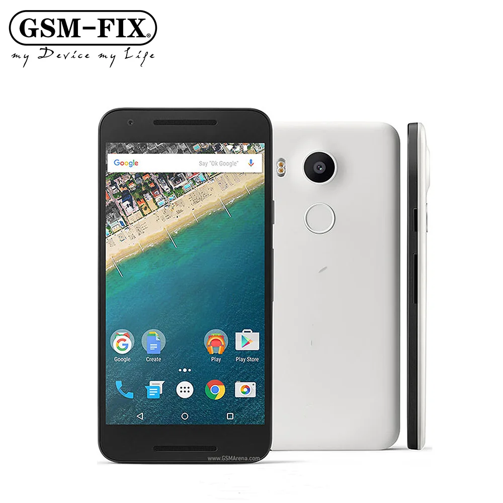 GSM-FIX for LG Nexus 5X 4G Mobile Phone H790 5.2'' 2GB RAM 16/32GB ROM LTE CellPhone 13.0MP 1080P Hexa Core SmartPhone
