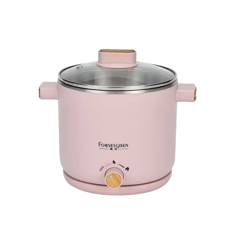 OEM Household 1.5L Over Heating&Dry Heating Protection China Mini Electric Cooker Hot Pot