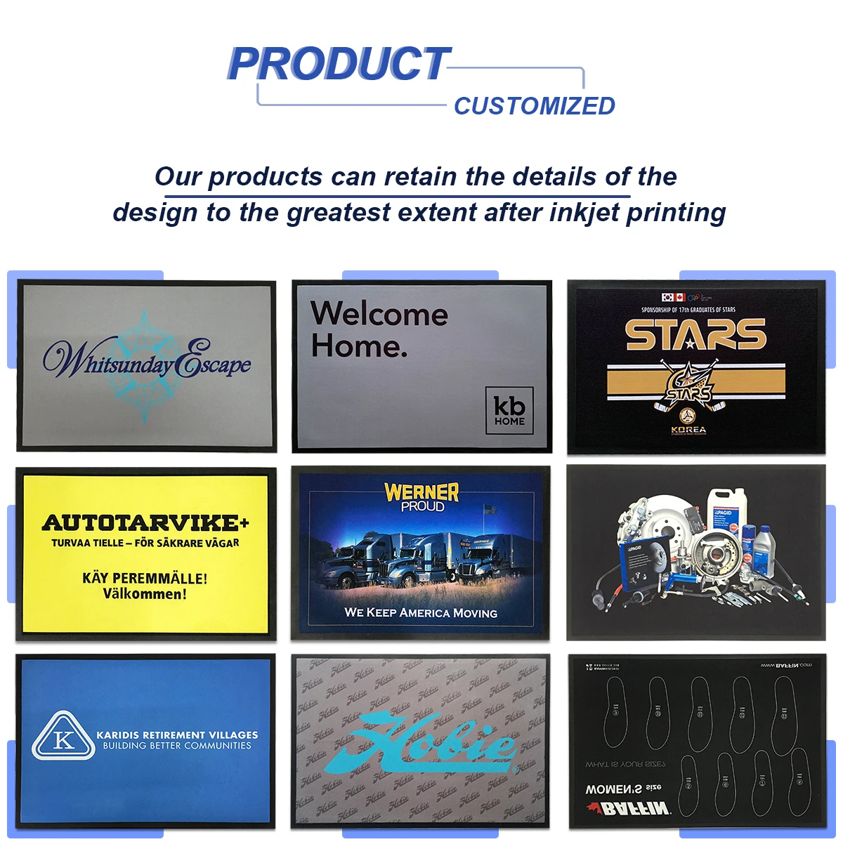 Polyester Sublimation Felt Floor Changing Blank Pet Place Gaming Outdoor Floor Mat