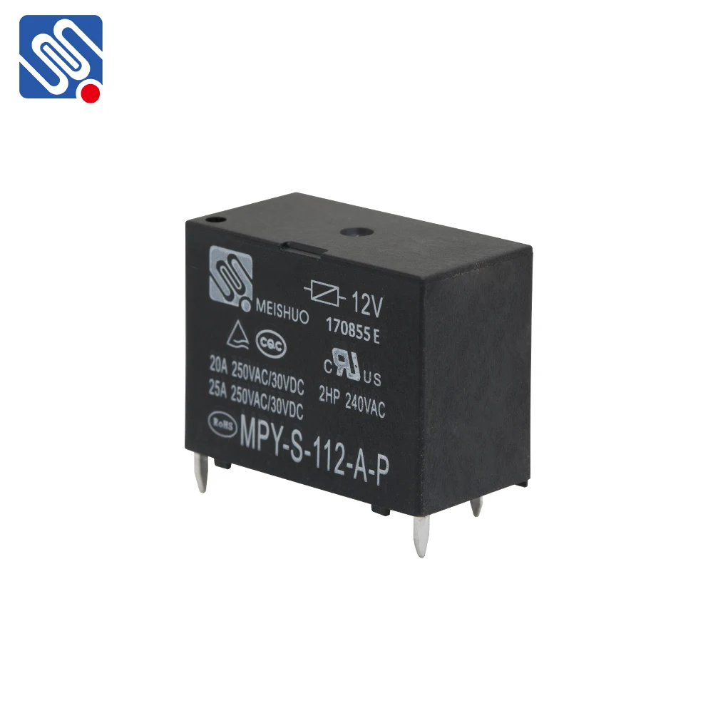 Meishuo MPY 12V 5 Pin General Purpose Relay Waterproof Electrical Power PCB Miniature Home Appliance & Air Condition Relay