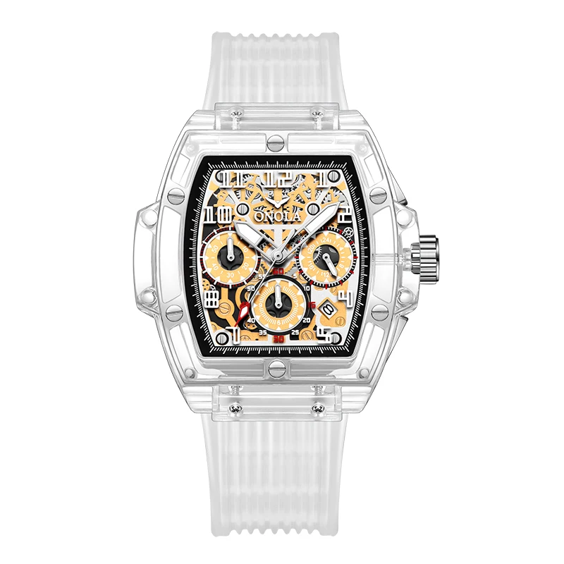 NEW Fashion ONOLA 6810 Luxury Watches Men Wrist Waterproof Square Watch Customized Men Quartz Watches