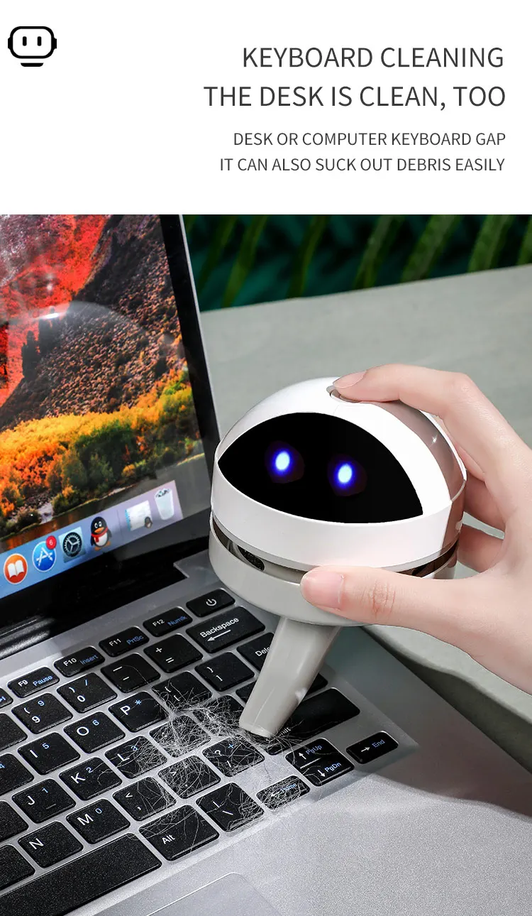 Tiny Computer Vacuum Mini Vacuum Cleaner - Efficient Dust Cleaning Solutions
