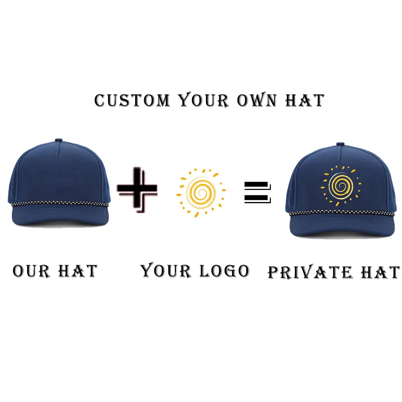 Melin Pace Running Hat Lightweight Waterproof Nylon Custom 7 Panel