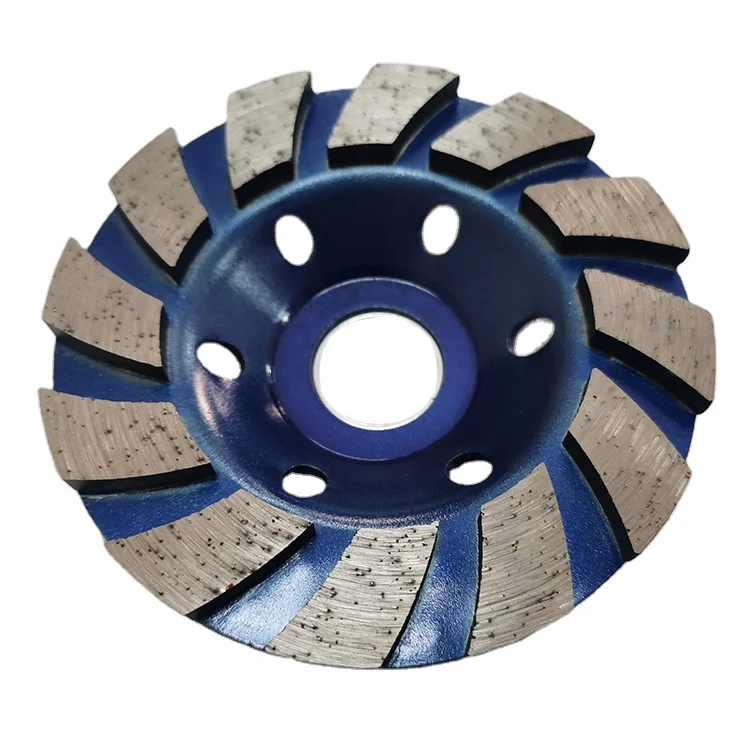 Турбо алмазная шлифовальная чашка круги для бетона