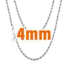 Silver 4mm