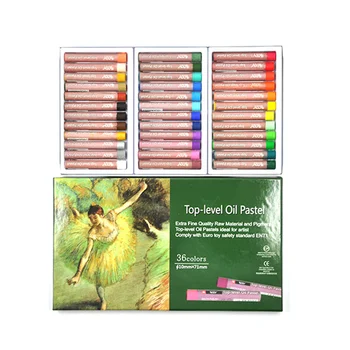customization professional nature oil stick set with customize packaging box for beginner artist kids gift