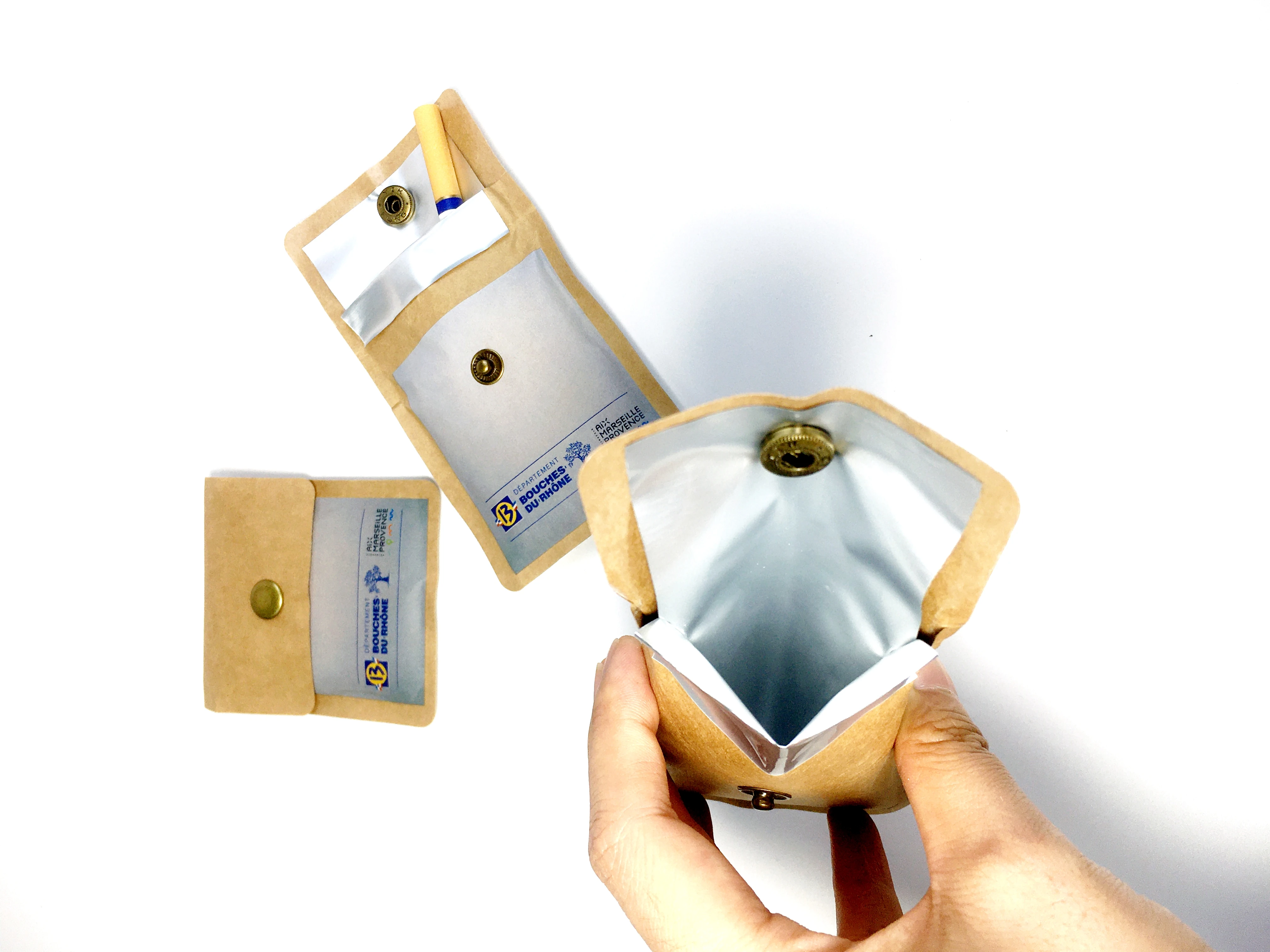 Outdoor Portable Pocket Ashtray Pouch Reusable Pocket Ashtray Eco