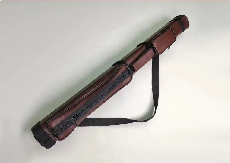 Sac De Transport De Billard JTVTW – Cuir Synthétique, 2 Queues + 2 Tiges, Noir, Poignée Et Bandoulière
