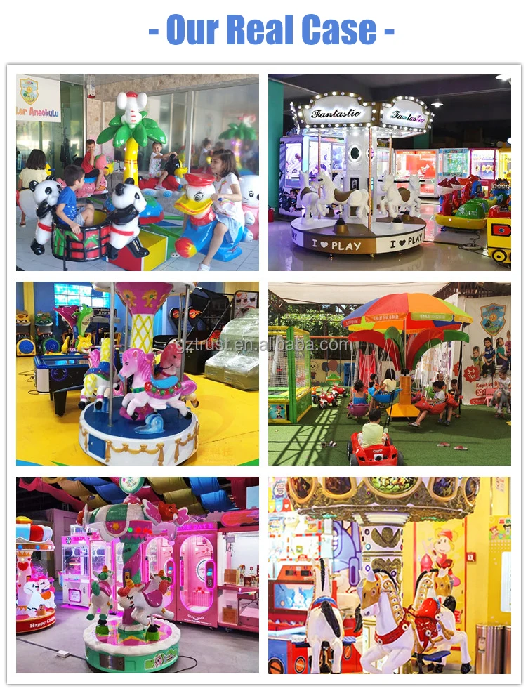 Modern Rides Design New Design Indoor Amusement Park Rides 4 Seaters Merry Go Round ...