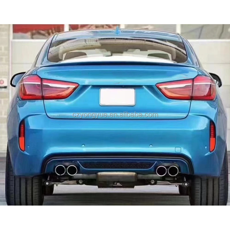 Carbon Fiber M Competition Bodykit Face Lift Set White Full Wide X6m Body Kit for BMW X6 F16 LCI 2013 2014 2015 2016 2017 2018