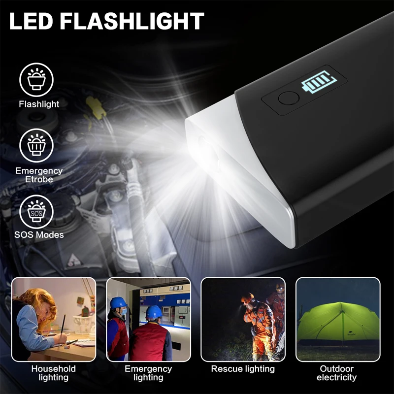 Multi Function Jump Starter 12v Cars Gasoline Diesel 1000a 2000a Peak