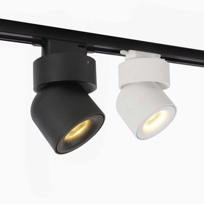 Новая современная потолочная черная рельсовая система освещения aisilan с регулируемой яркостью и линейным фокусом монолитный блок светодиодов точечный Трековый светильник