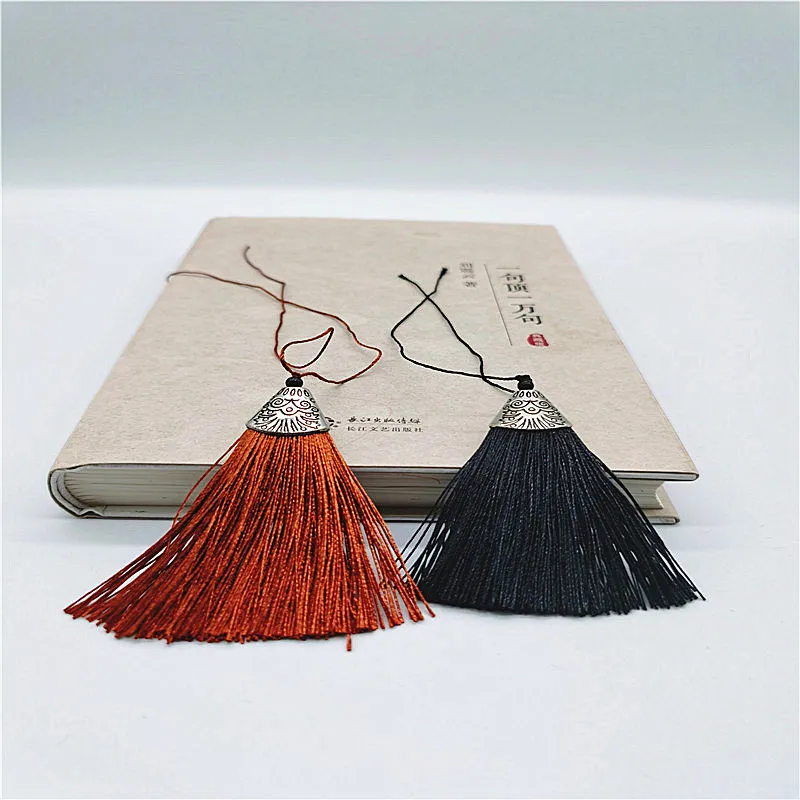 
 Большие шелковые кисточки 8 см Разных Цветов для украшений, толстая кисточка из шелка для украшения  