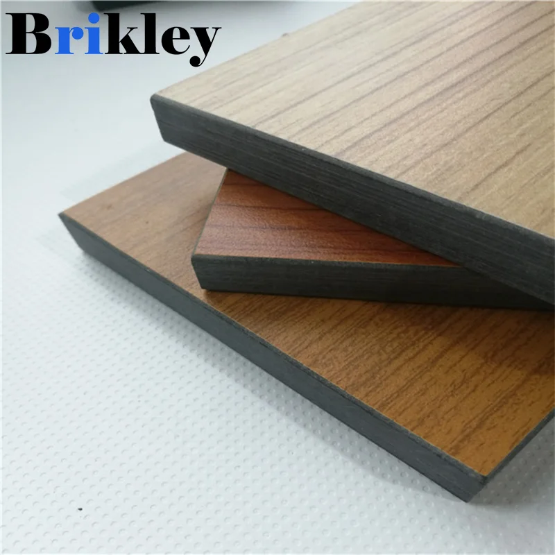 Fabbrica diretta, resistente ai graffi, certificazione REACH, design Trespa, pannello compatto HPL nero per rivestimento pareti