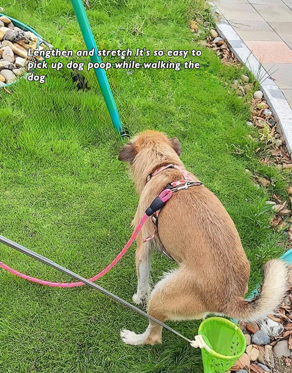 product new dog poop collector outdoor free bending dog toilet pick up pet walking dog shovel poop tool-2