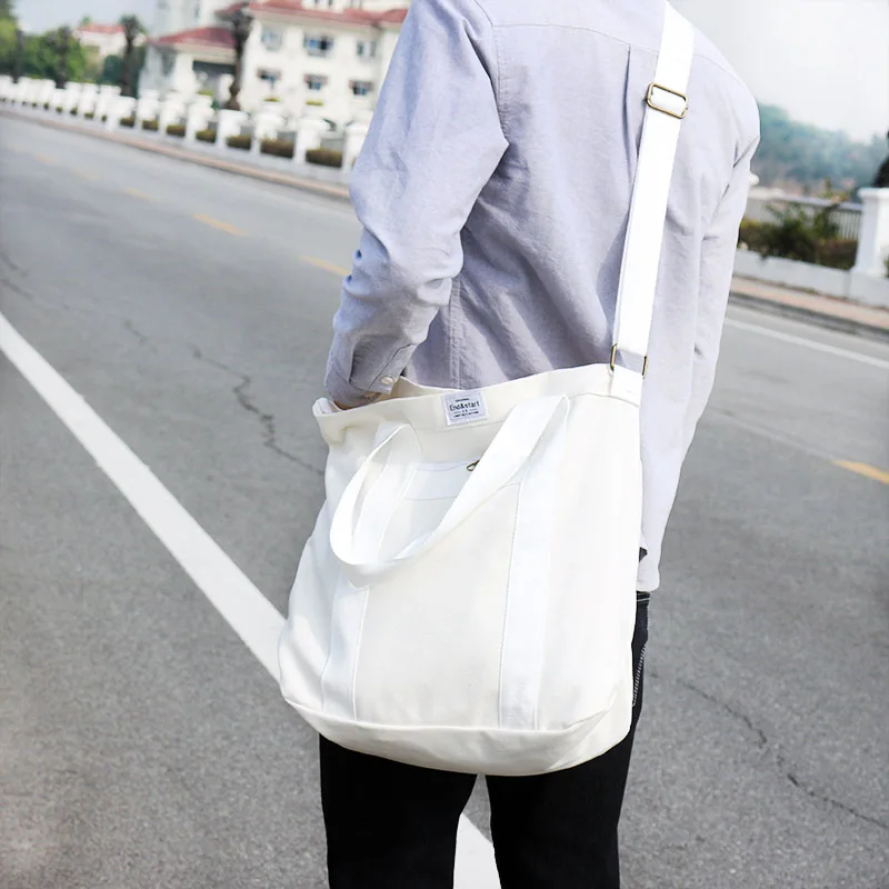 Men's Customized Korean Flag Canvas Bag, Suitable For Name And Other  Information, Outdoor Sling Bag - Temu