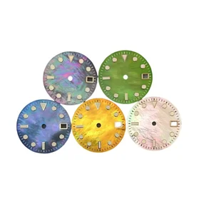 Timebalife Luxury Mother of Pearl Dial with Luminous Indexes for Automatic Watches Model TBL-D4 OEM and ODM Accepted