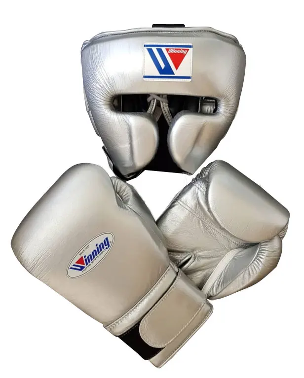 silver winning gloves