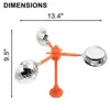 Répulsif à oiseaux rotatif - standard (base sans aimant)