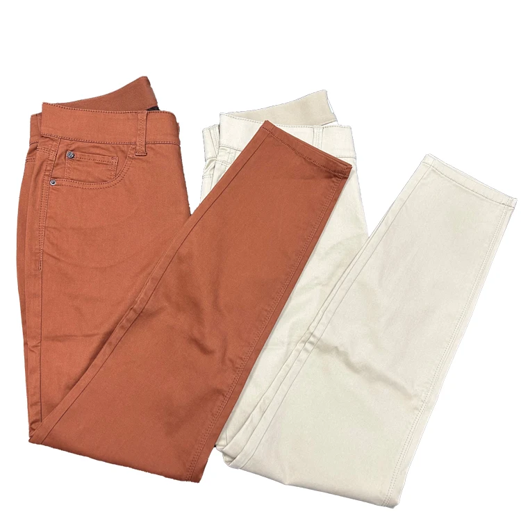 Women's Regular Jeans Simple Style Mid Waist Slim Skinny Plus Size Denim Breathable Pencil Pants Solid Pattern Color for Woman