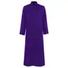 Traje de cosplay de sacerdote morado