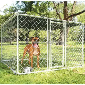 Pet Cages Heavy Duty Galvanized Metal Chain Link Dog Kennels For Sale ...