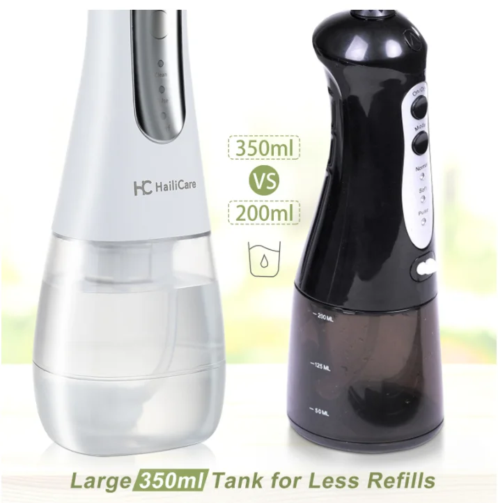 350ml Water Tank Portable Oral Irrigator IPX7 Waterproof Water Flosser Dental flosser