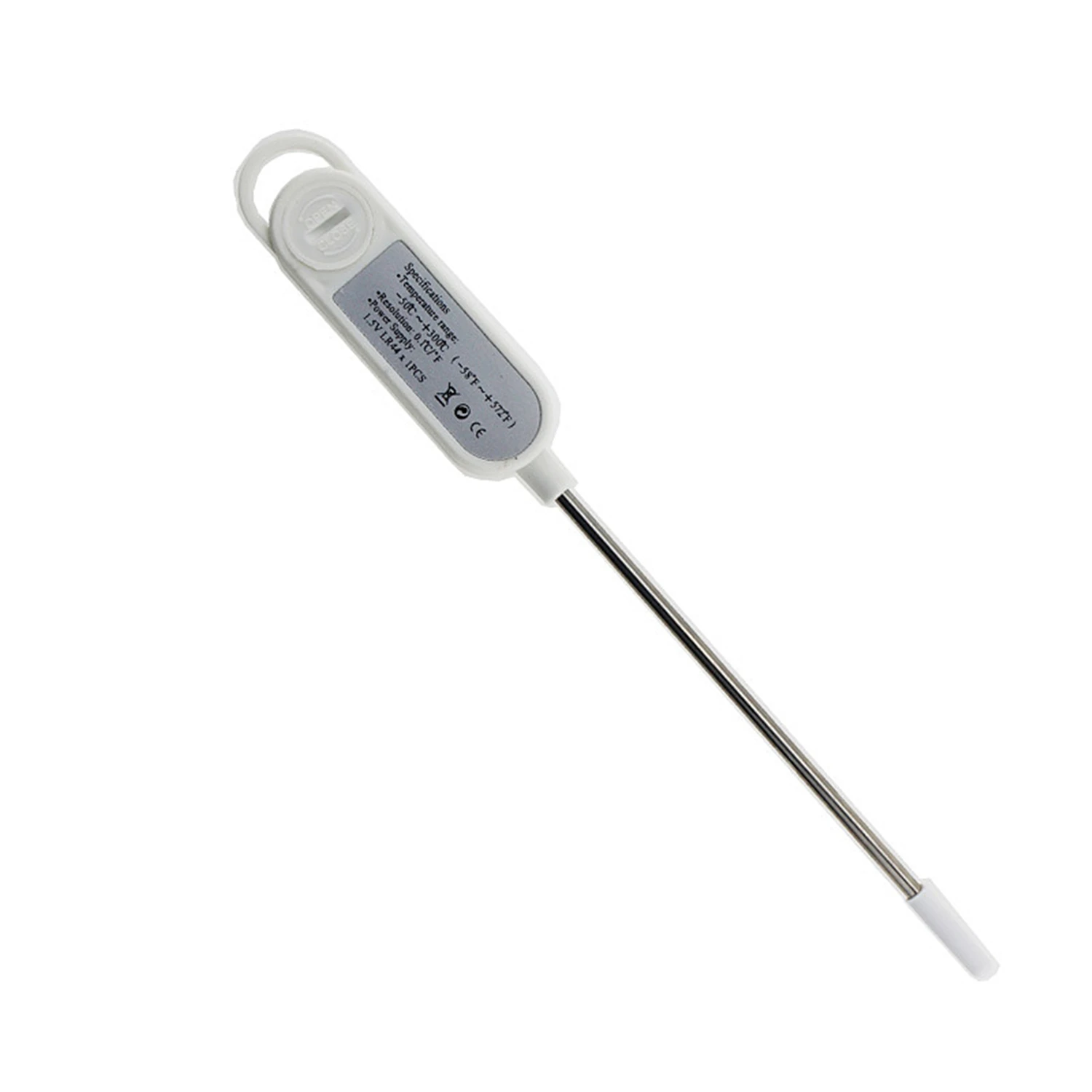 TP-300 digital food thermometer with real-time reading probe can be used for BBQ, meat, liquid, cooking temperature measurement